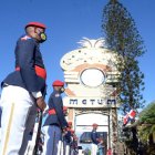 Autoridades civiles y militares encabezaron el acto por el 55 aniversario de la batalla del Hotel Matum / Fuente Externa