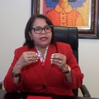 Emma Polanco Melo, rectora de la UASD . Hoy Duany Nuñez 