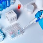 Novel coronavirus 2019 nCoV pcr diagnostics kit. This is RT-PCR kit to detect presence of 2019-nCoV or covid19 virus in clinical specimens. In vitro diagnostic test based on real-time PCR technology