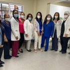 3.	Las directoras del Programa de Medicamentos de Alto Costo y la del Hospital Arturo Grullón y parte de sus equipos
