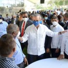 El presidente Luis Abinader encabeza un encuentro almuerzo con productores avicultores y porcicultores  de Moca. Hoy/ Wilson Aracena