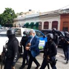 Momento en el que Fernando Rosa fue apresa por presuntos actos de corrupción. Noviembre 2020 / Fuente externa