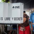 Los comicios determinarán si el partido Morena del presidente Andrés Manuel López Obrador obtiene la mayoría legislativa.AP