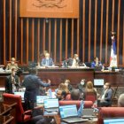 Hemeciclo del senado. Oposicion abandona seccion. 1-6-2021 Foto: Jose Adames Arias