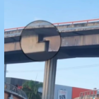 La grieta fue objeto de preocupación por parte de ciudadanos.