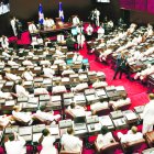 Juramentación de la nueva directiva de la cámara de Diputados presidida por Alfredo Pacheco y la Nueva directiva de la Cámara de Senado presidida por Eduardo estrella/Hoy/ Plablo Matos/16/08/2020.