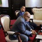 Alfredo Pacheco, Elíaz Báez, Darío Zapata y Ramón Ceballo, tratan  futuro del  proyecto de Extinción de Dominio.