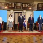 Presidente Luis Abinader en la entrega del Premio Nacional a la Calidad y Prácticas Promisorias del Sector Público.