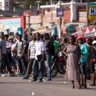 Haitianos en Puerto Príncipe,, Haití. 