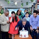Leonel Fernández agradeció las muestras de afectos por su cumpleaños. Foto: Twitter.