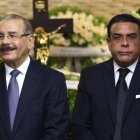 Danilo Medina y su hermano Alexis Medina.