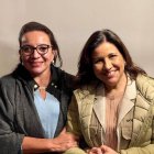Xiomara Castro, presidenta electa de Honduras junto a Margarita Cedeño, aspirante presidencial del PLD.