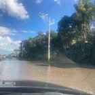 CAASD: acumulación de agua en KM 22 de la autopista Duarte no es por tubería rota