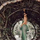 Glency Feliz durante su viaje a Tulum, Mexico luego de rebajar 38 libras