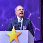 Danilo Medina presidente del PLD y expresidente de la República.
