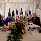 Los líderes de esos países se reunieron con Trump para discutir la situación económica/Foto: Fuente externa.