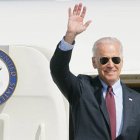 Biden llega a Bruselas para participar el jueves en cumbres sobre Ucrania
