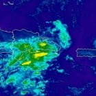 La vaguada y el viento del este, estarán generando hoy,  aguaceros