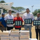 El director de la fundación, Paul Rojas, explicó que iluminar el play forma parte del proyecto “Municipio Brillante”.