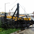 El director de Mantenimiento de Puentes del MOPC, ingeniero Romer Pérez Vargas informó que en los próximos días se reparará la pasarela que usa el personal de mantenimiento del puente.