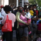 Inmigrantes haitianos buscan asilo México.