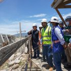 Olmedo Caba supervisó la obra junto a autoridades provinciales y representantes del BCIE.