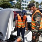 Unidades del Comipol en acción.