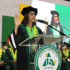 La rectora de Utesa, Lily Rodríguez González de Eloy. 