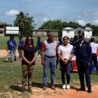 Participantes del torneo, autoridades municipales y ejecutivos de Domicem