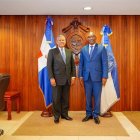 Rector de la UASD, maestro Editrudis Beltrán y el ministro del MAP, maestro Darío Castillo.