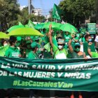 Manifestación de apoyo a las tres causales con miras a nuevo proyecto de Código Penal.