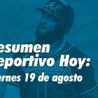 Imagen de nuestro resumen deportivo de HOY con Marcell Ozuna de fondo. Arte: Kevin Reyes.