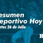 Portada de nuestro resumen deportivo de hoy con Juan Soto de fondo. Diseño: Kevin Reyes.
