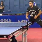 Jugador de Tenis de Mesa en acción
