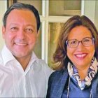 Margarita Cedeño y Abel Martínez juntos previo a la consulta ciudadana del PLD.
