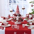 Mesas decorada de Naviad.