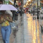 Lluvias en Santo Domingo (foto archivo).