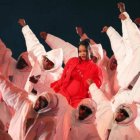 Espectáculo de Rihanna en el Super Bowl LVII.