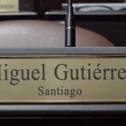 La curul del diputado sigue vacía y no se ha movido. (Foto: HOY).