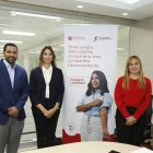 Fernando Despradel, Cynthia León de Ruíz, Diana Ramírez y Santiago Collado.