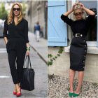 Oufits de color negro