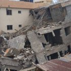 Edificio en construcción se desploma en San Cristóbal 