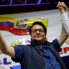FILE PHOTO: Ecuadorean presidential candidate Fernando Villavicencio campaigns in Quito