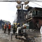 Hasta ahora, se han hallado nueve personas calcinadas. (Foto HOY/Arlenis Castillo).
