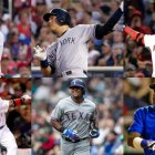 Arriba, Albert Pujols, Alex Rodríguez y David Ortiz. Abajo, Manny Ramírez, Adrián Beltré y Sammy Sosa