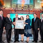 Foto 1 principal_Manuel Estrella, Haime Thomás Frías Carela, Rafael Sánchez Español, Brigida Navarro de Sánchez, Raquel Peña, Daniel Rivera y Jimmy Frias