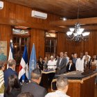 Sosúa. 02.02.2024 – Con el compromiso firme de luchar contra el antisemitismo y los discursos de odio, la Organización de las Naciones Unidas y la Embajada de Israel en la República Dominicana conmemoraron el Día Internacional en Memoria de las Víctimas del Holocausto junto a la comunidad judía en Sosúa con el objetivo de honrar la memoria de los más de seis millones de judíos perseguidos y asesinados durante la Segunda Guerra Mundial por el régimen Nazi.