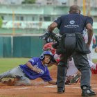 Jugada en homeplate