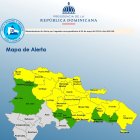 COE mantiene 26 provincias en alerta por vaguada sobre RD. FOTO FUENTE EXTERNA