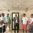 Pedro Jiménez, candidato a diputado del DN visita Hogar Crea y se compromete con internos. FOTO FUENTE EXTERNA